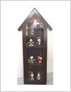 shadow box frame, snoopy house with door