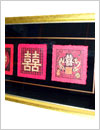 framed decorative items, chinese paper craft