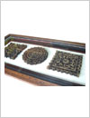 framed decorative items, thai wood carving
